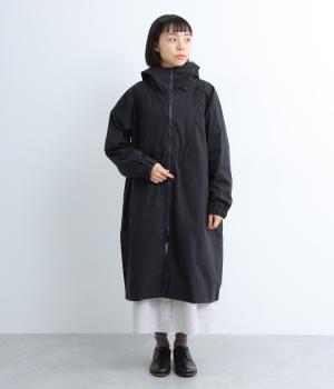 コンパクトタイプライターストレッチ長袖ネオモッズコート(ダークネイビー-F)