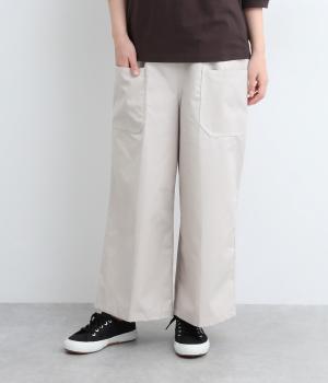 コットンコーマギャバダブルポケットパンツ(グレー-F)