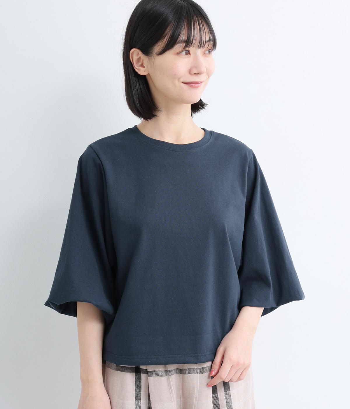 14/BD天竺バルンスリーブプルオーバー(ネイビー-F)