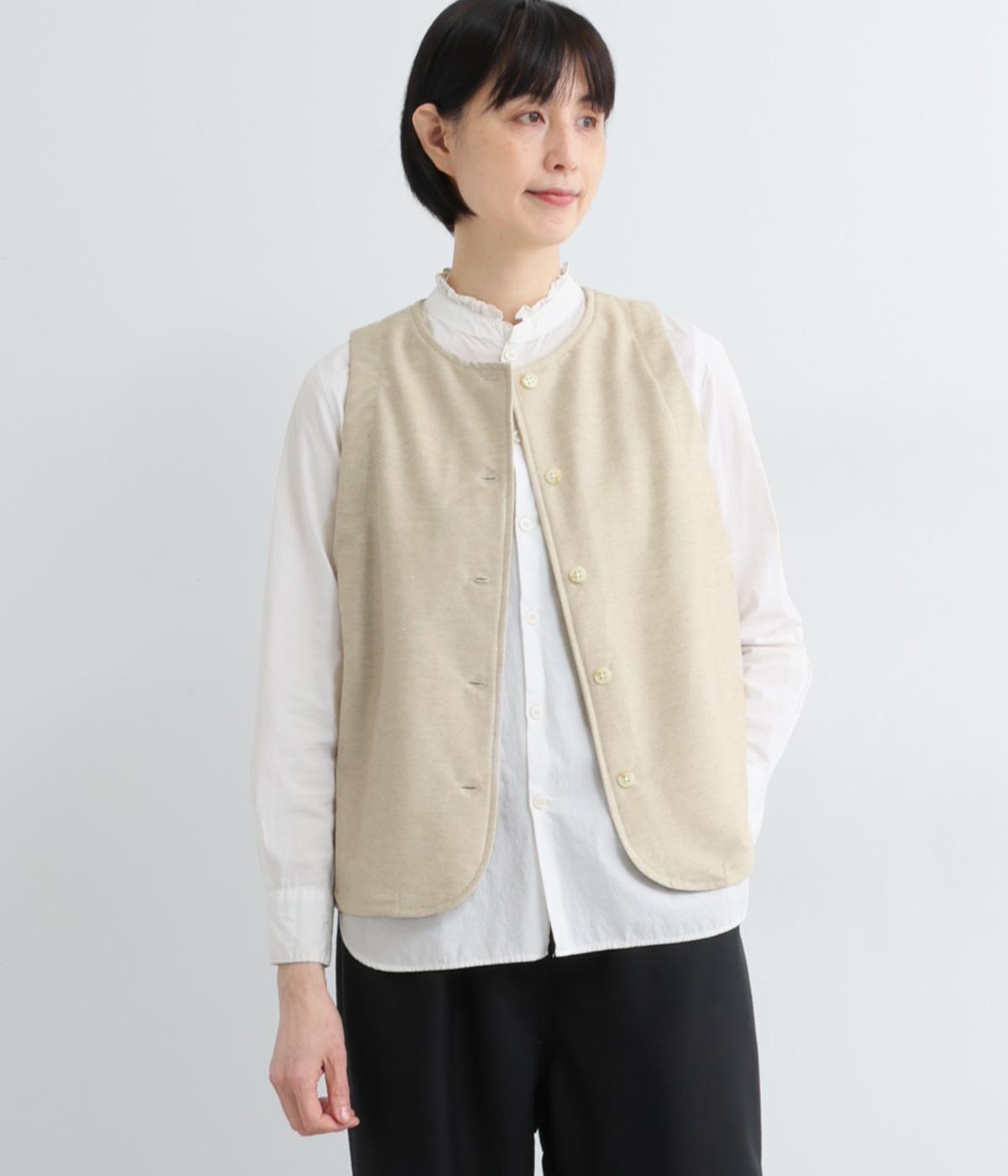 クルーネックペンツベスト(ナチュラル-F)