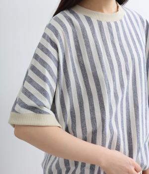 コットンシルクネップ　フレンチクループルオーバー