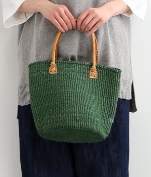 サイザルバッグ　Mサイズ(グリーン-ONESIZE)