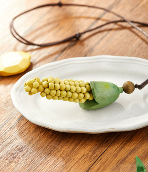 もろこしトップネックレス(イエロー-ONESIZE)