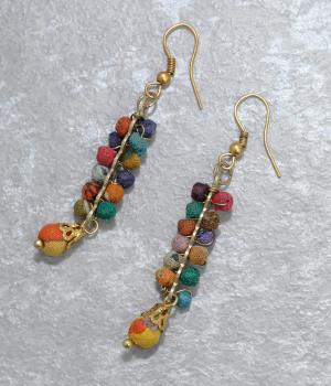 ラリーキルト　ピアス(ミックス-ONESIZE)