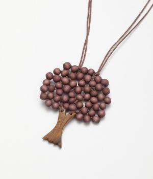 ツリーネックレス(ピンク-ONESIZE)