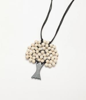 ツリーネックレス(ホワイト-ONESIZE)