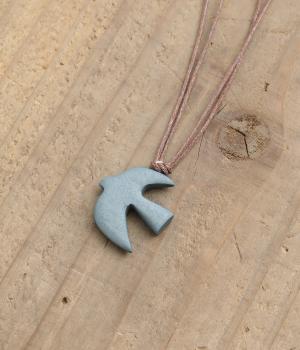 ウッドリトルバードネックレス