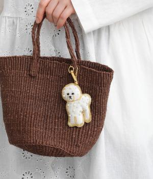ザリ刺繍キーホルダー