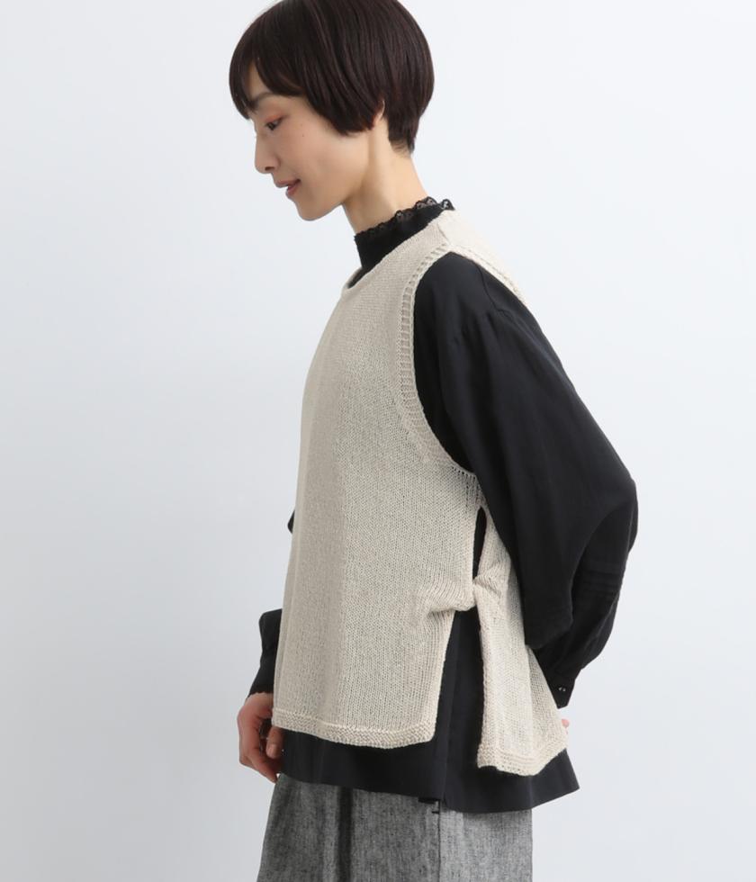 和紙ブークレホールガーメントデザインベスト