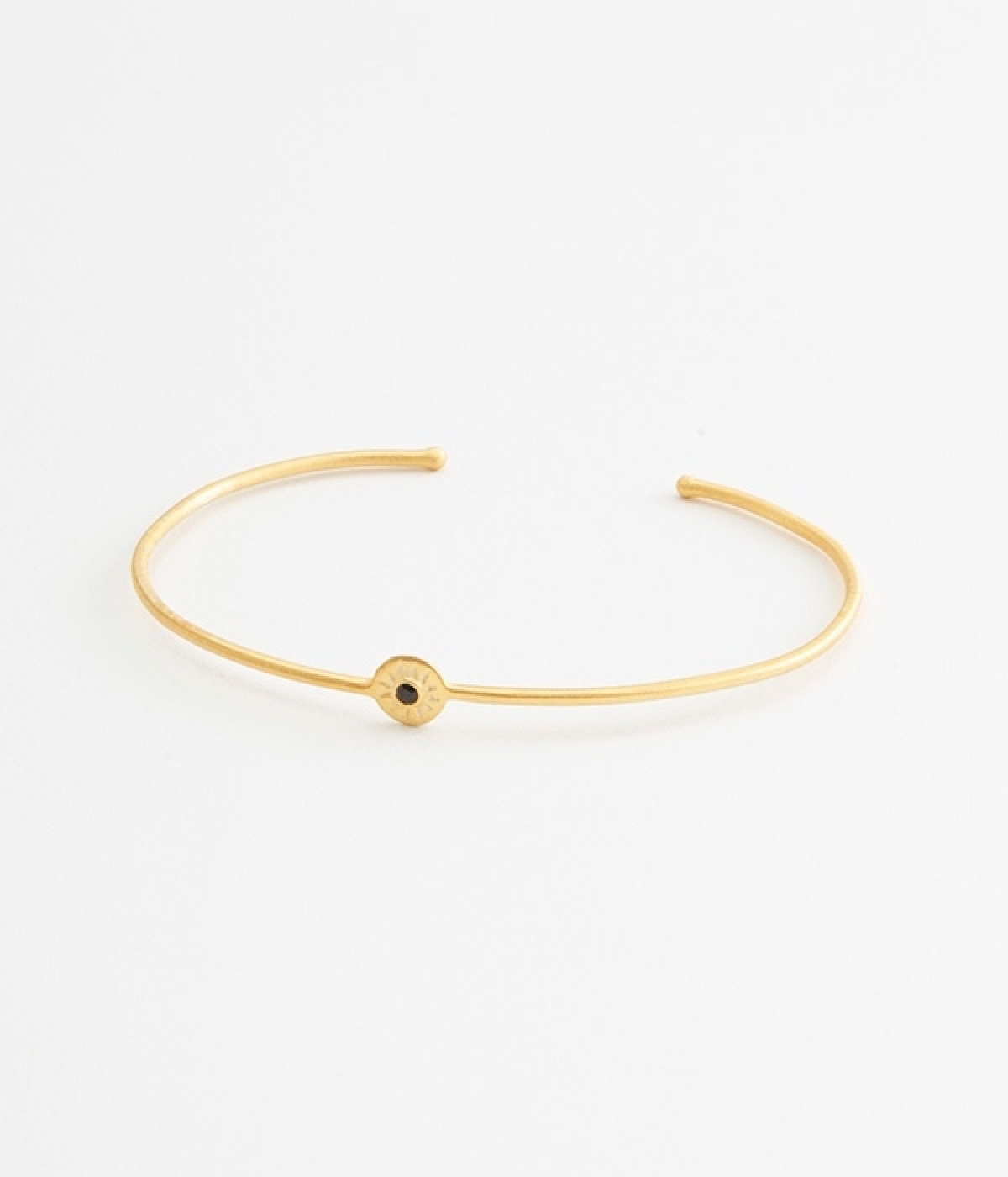 【ジャイプールジュエリー】バングル(ブラックスピネル-ONESIZE)