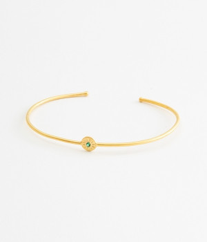 【ジャイプールジュエリー】バングル(グリーンオニキス-ONESIZE)