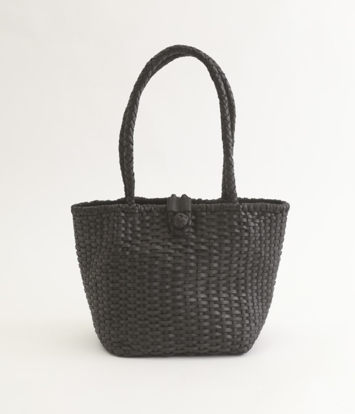 レザーメッシュバッグ(ブラック-ONESIZE)