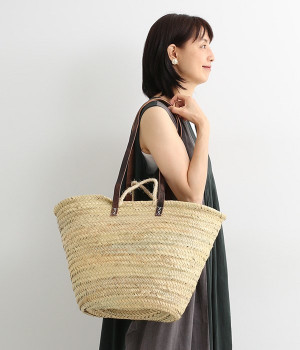 モロッコ　2wayマルシェバッグ(ナチュラル-ONESIZE)