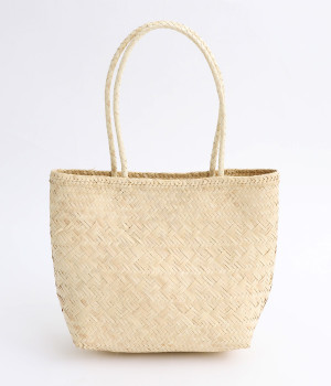 パームリーフ カゴバッグ(ナチュラル-ONESIZE)