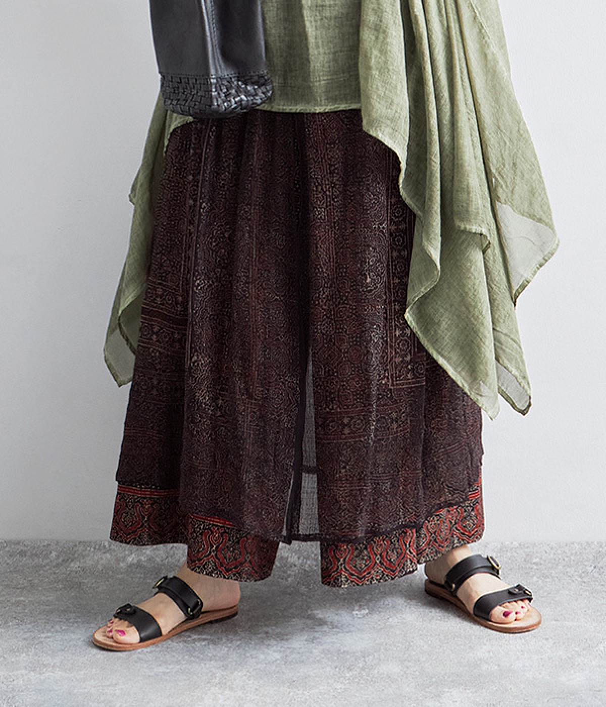 ボイルアジャラクパンツ(ブラック-ONESIZE)