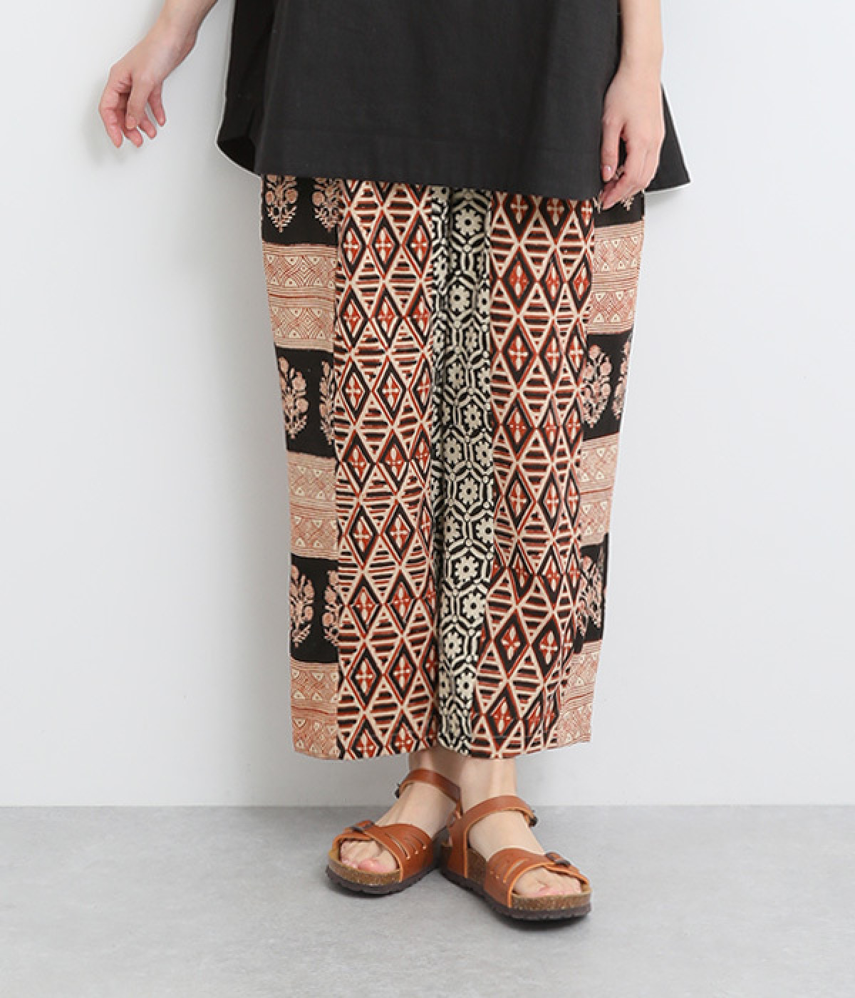 バグループリントパンツ(ブラック-ONESIZE)