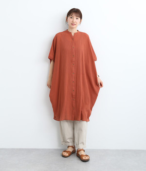 コットンワッシャービッグワンピース(BN-ONESIZE)