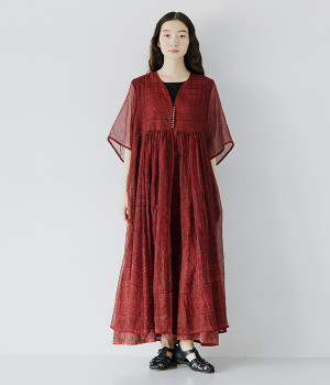 ボイルアジャラクワンピース(レッド-ONESIZE)