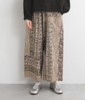 バグループリントパンツ(パープル-ONESIZE)