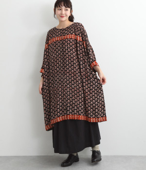 バグループリント2WAYワンピース(ブラック-ONESIZE)