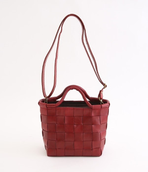 2wayメッシュミニバッグ(レッド-ONESIZE)