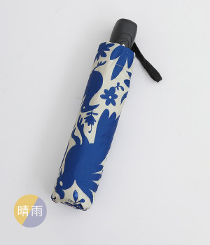 晴雨兼用折りたたみ傘 遮光率99.99％ 日傘・雨傘(オトミ刺繍-ONESIZE)