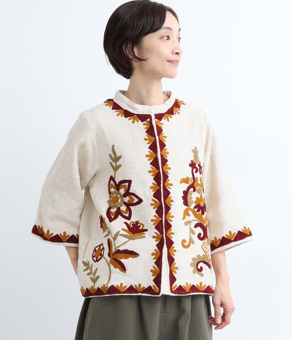 アリ刺繍ブラウス(NT-ONESIZE)