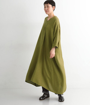 レーヨンジャカードワンピース