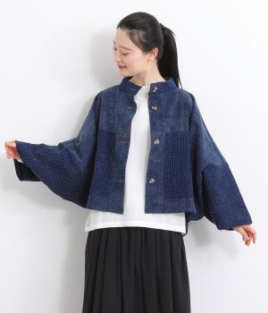 藍染コンビ　ショートジャケット