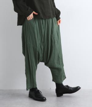 ダブルガーゼ　サルエルパンツ