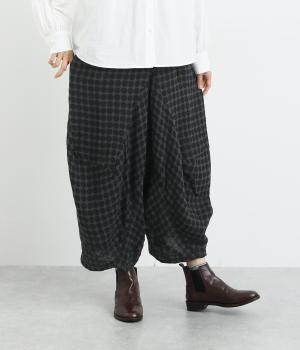 ドットジャカード変形パンツ