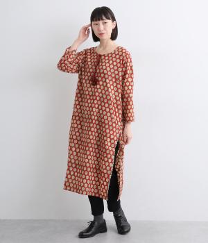 ブロックプリントパンジャビドレス(AB-F)
