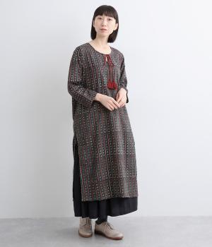 ブロックプリントパンジャビドレス(AD-F)