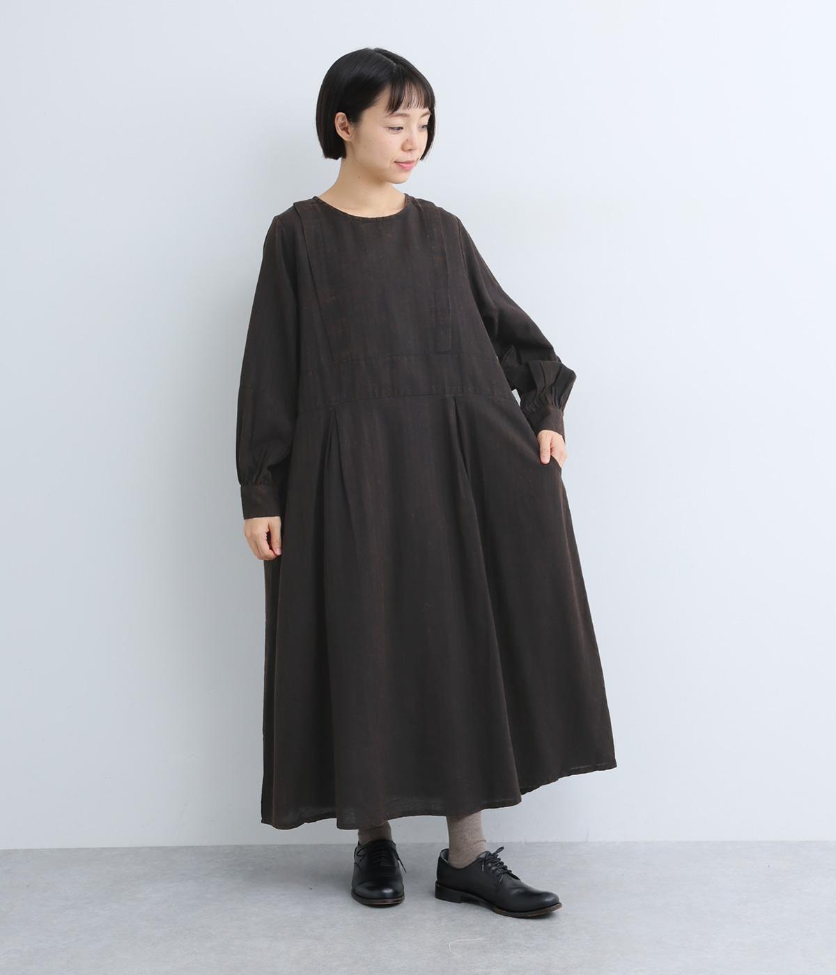 ストーンウォッシュワンピース(ブラック-F)