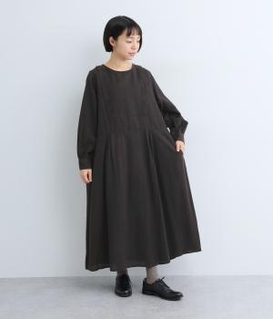 ストーンウォッシュワンピース(ブラック-F)