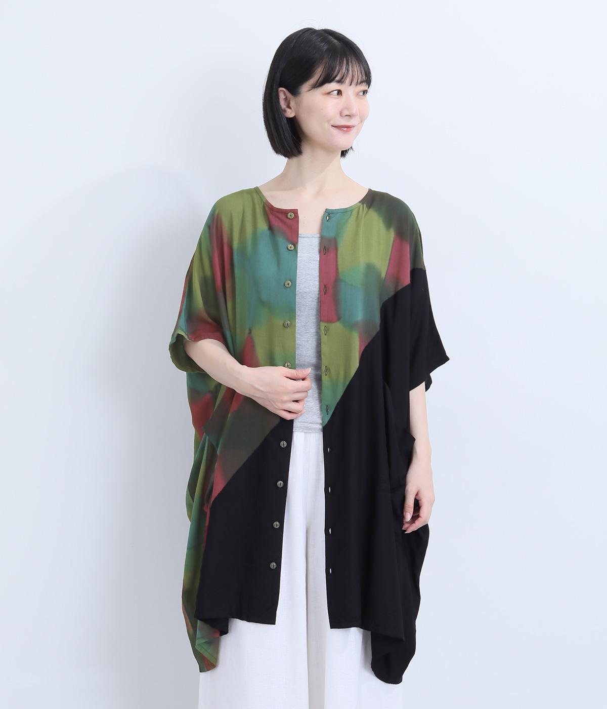 手描き×無地チュニックブラウス｜MALAIKA（マライカ）の商品詳細
