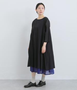 レイヤーワンピース(ブラック-F)