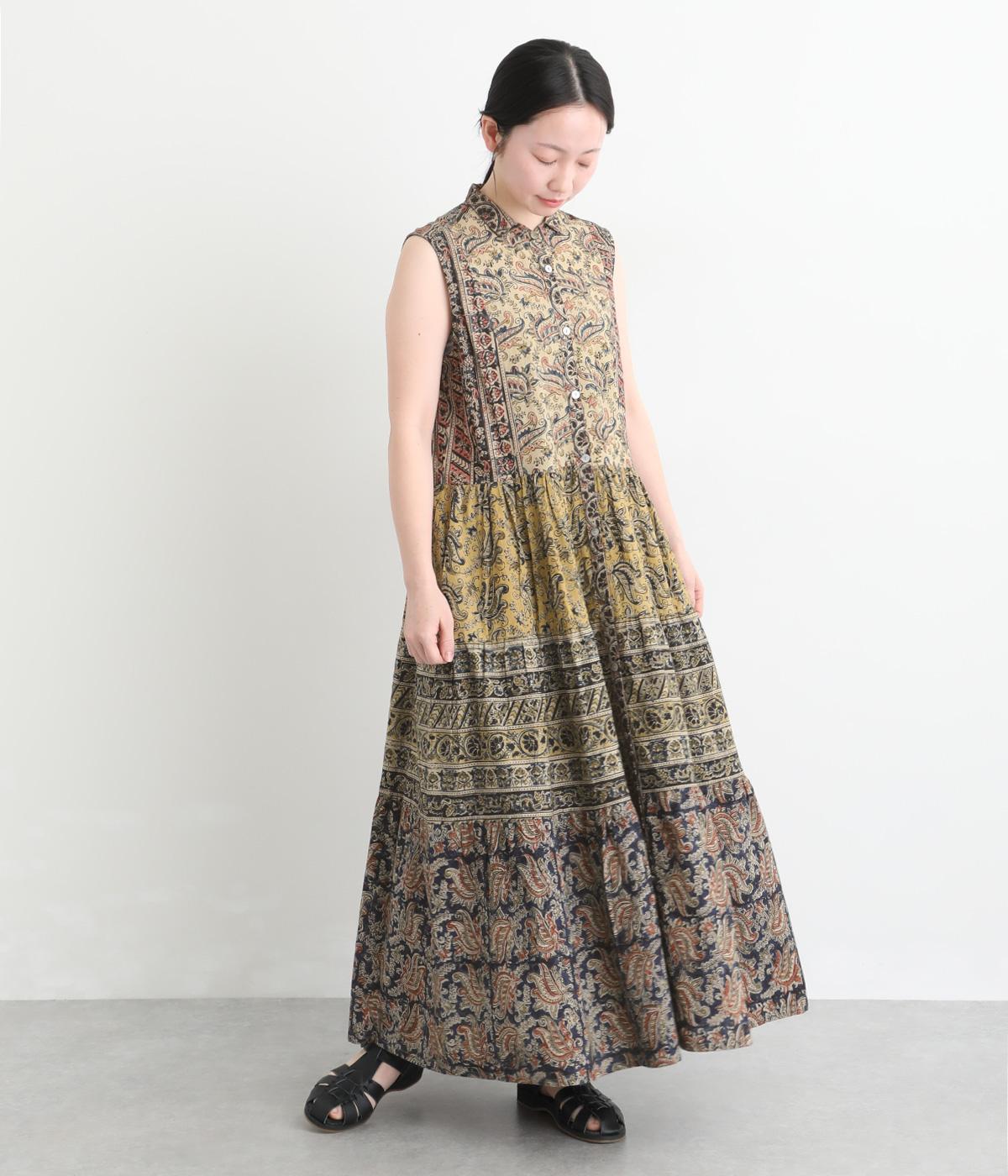 カラムカリ ノースリーブティアードワンピース｜MALAIKA（マライカ）の