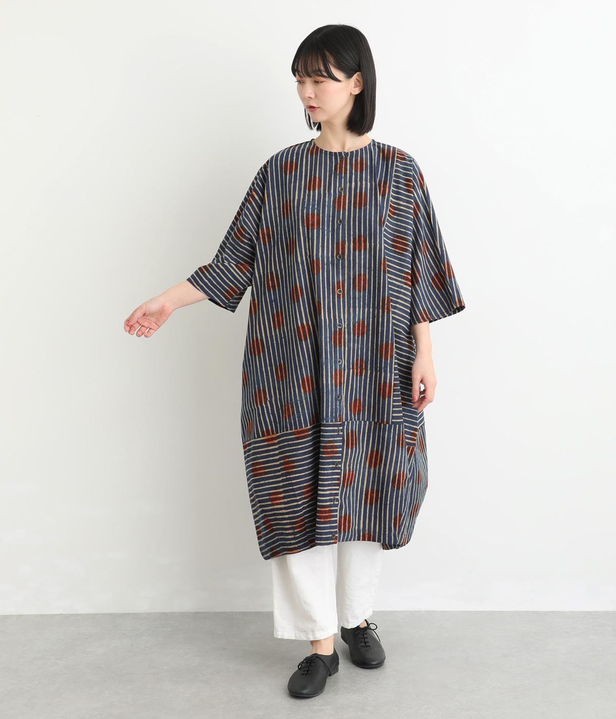 ドットストライププリント ワンピース｜MALAIKA（マライカ）の商品詳細