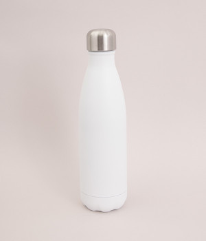 リボトル　500ml　無地(マットホワイト-ONESIZE)