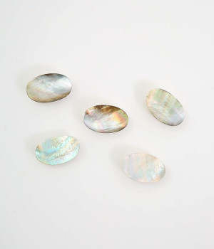 シェル箸置き　2個セット(楕円-ONESIZE)