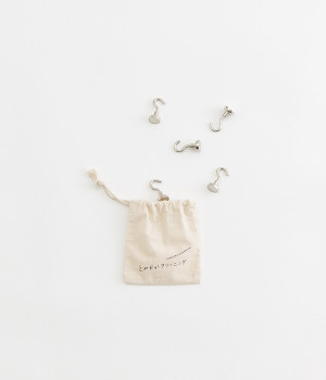 マグネットフック5個セット・オリジナル巾着付(カラー1-ONESIZE)