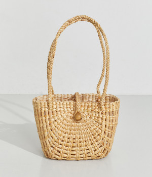 ウォーターヒヤシンスバッグウッドボール留め付(カラー1-ONESIZE)