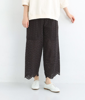 【Shanti Shanti】コットンシフリーリカーモパンツ(チャコール-ONESIZE)