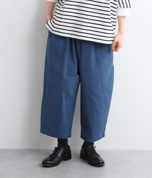 【Shanti Shanti】チェンマイコットンムアンバルーンパンツ(ブルー-ONESIZE)