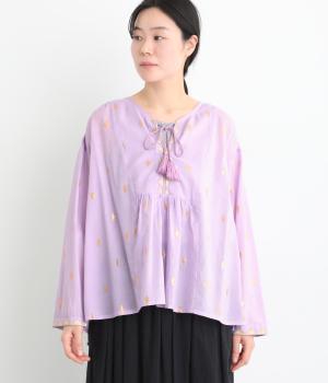 コットンルーレックスリュミエールプルオーバー