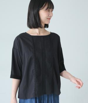 ストライプドビードルチェプルオーバー(ブラック-F)