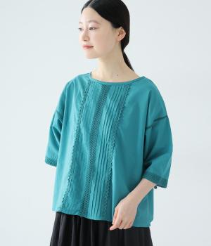 ストライプドビードルチェプルオーバー(グリーン-F)