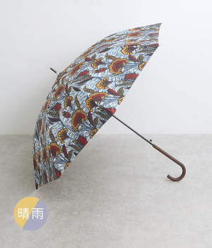 アフリカンプリント　晴雨兼用傘(カーネーション-ONESIZE)