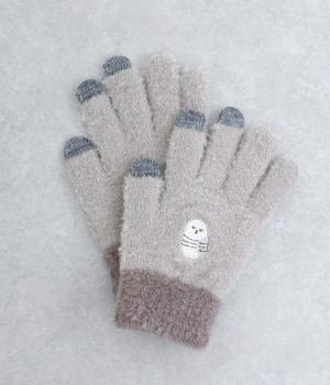 スマホ手袋(シマフクロウ-F)